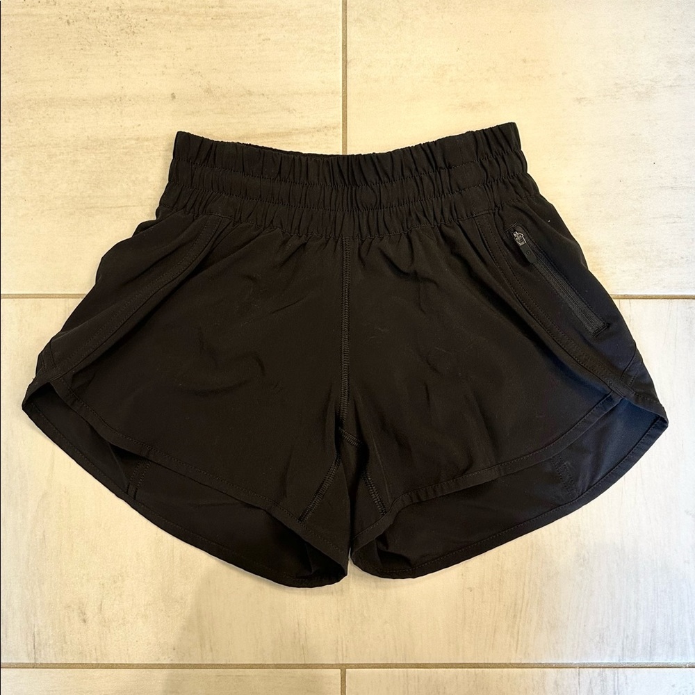 Lululemon black size 4 shorts